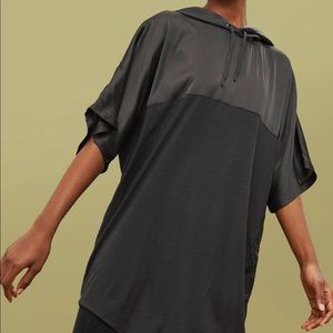 Ivy Park Satin Hooded T-shirt